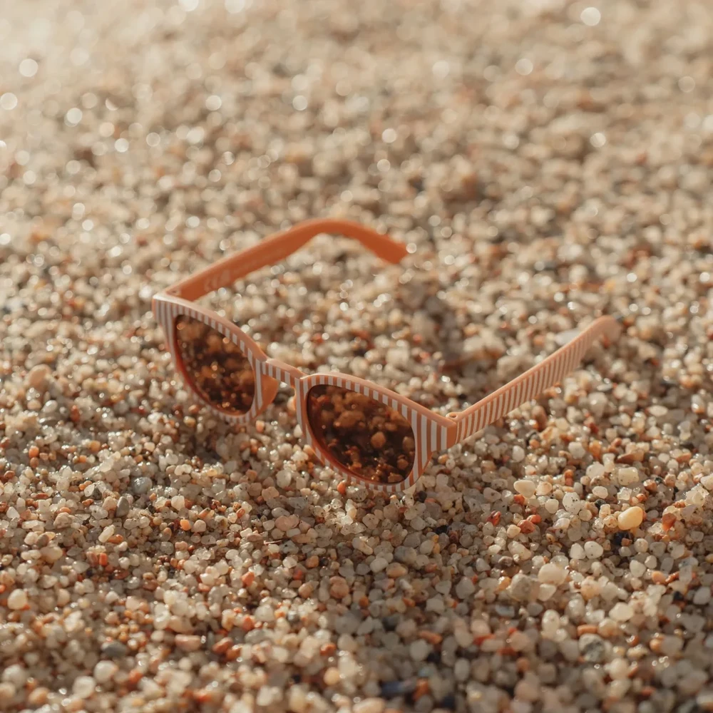 „Little Dutch“ vaikiški akiniai nuo saulės „Ocean Brown Stripes“