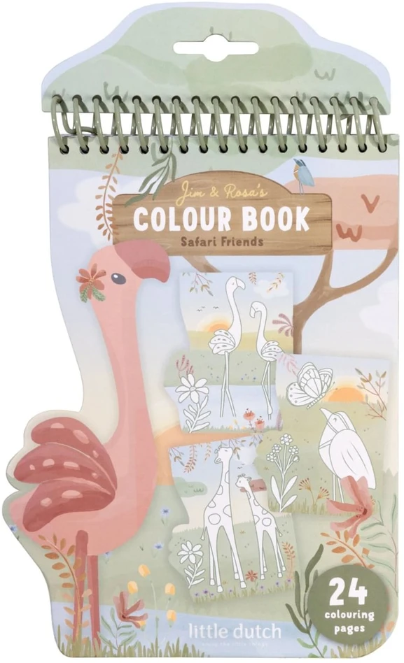 Little Dutch Coloring Book Flamingo ´Safari Friends´