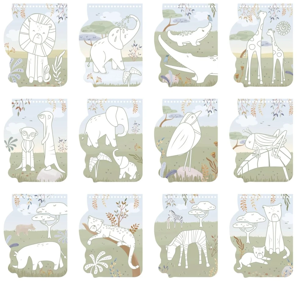 Little Dutch Coloring Book Lion ´Safari Friends´