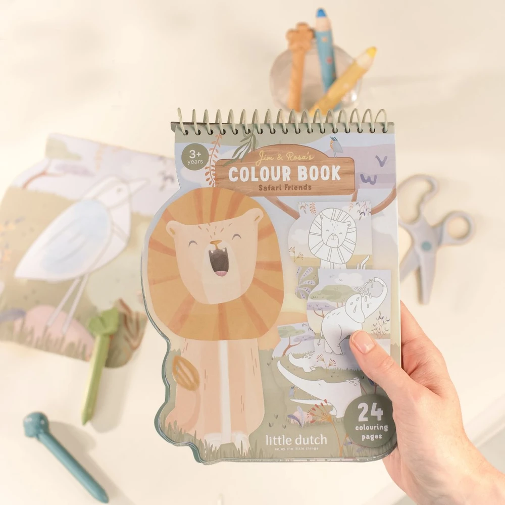 Little Dutch Coloring Book Lion ´Safari Friends´