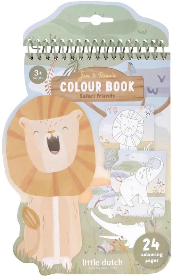 Little Dutch Coloring Book Lion ´Safari Friends´