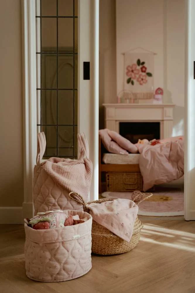 Little Dutch Cot blanket knitted `Pure Blossom´ 110×140 cm