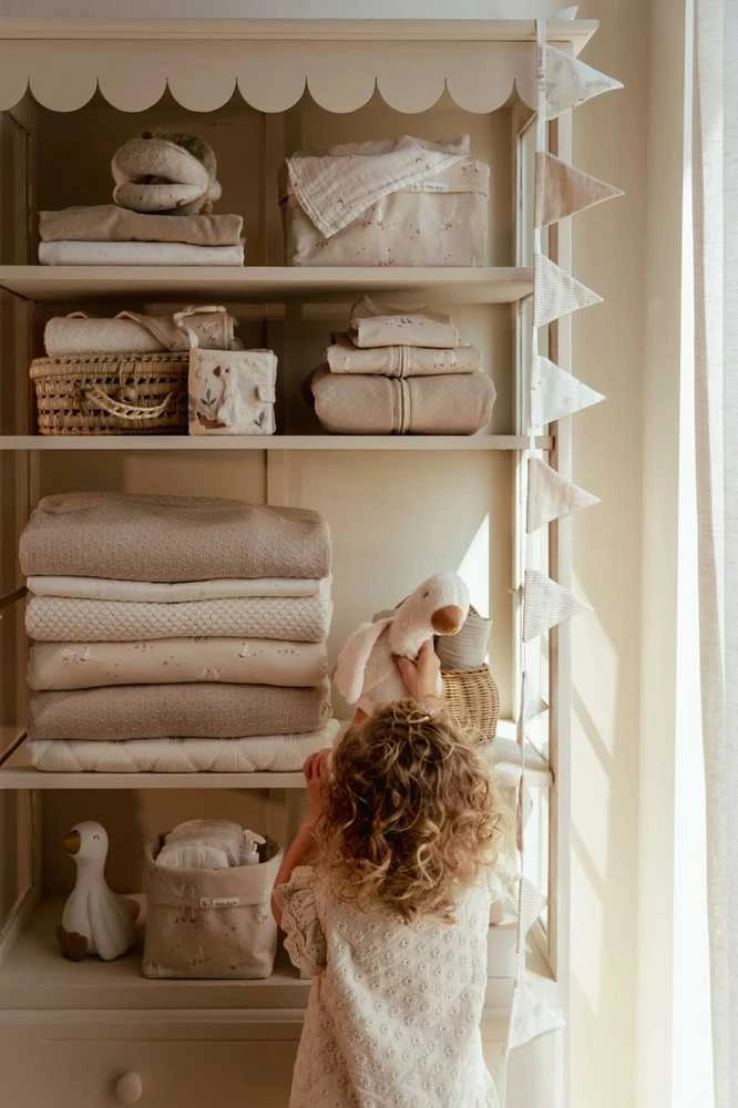 Little Dutch Cot blanket `Pure Soft Baltas´ 110×140 cm