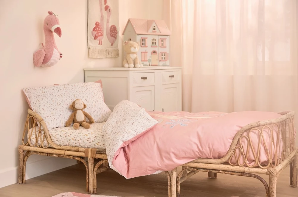 Little Dutch Cot Duvet Cover ´Blooming Safari´ 100x140 + 40x60 cm