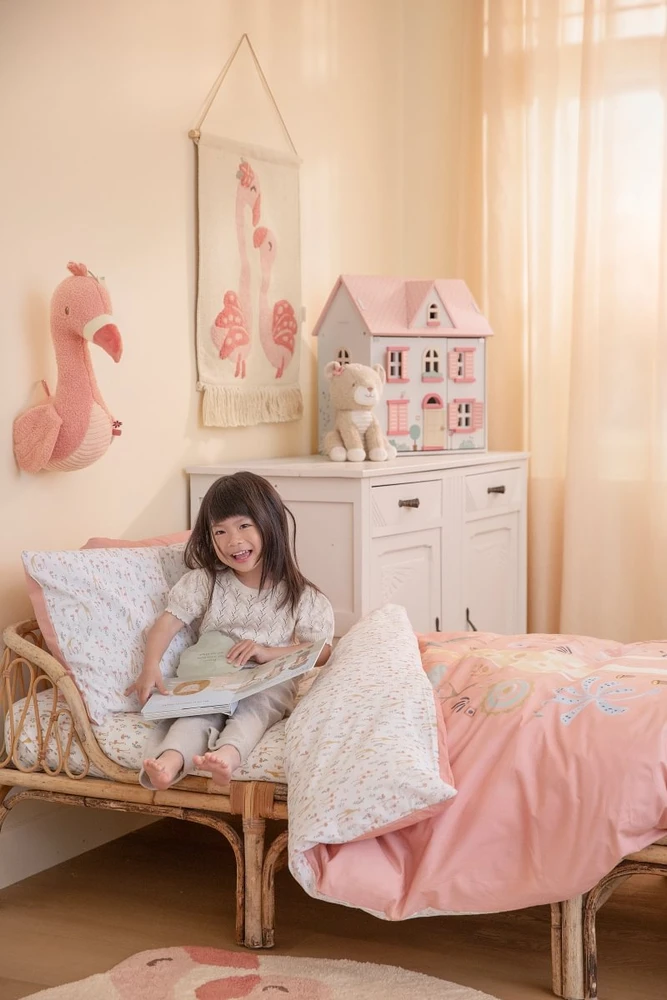 Little Dutch Cot Duvet Cover ´Blooming Safari´ 100x140 + 40x60 cm