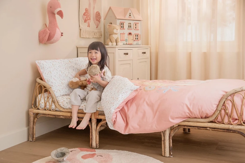 Little Dutch Cot Duvet Cover ´Blooming Safari´ 100x140 + 40x60 cm