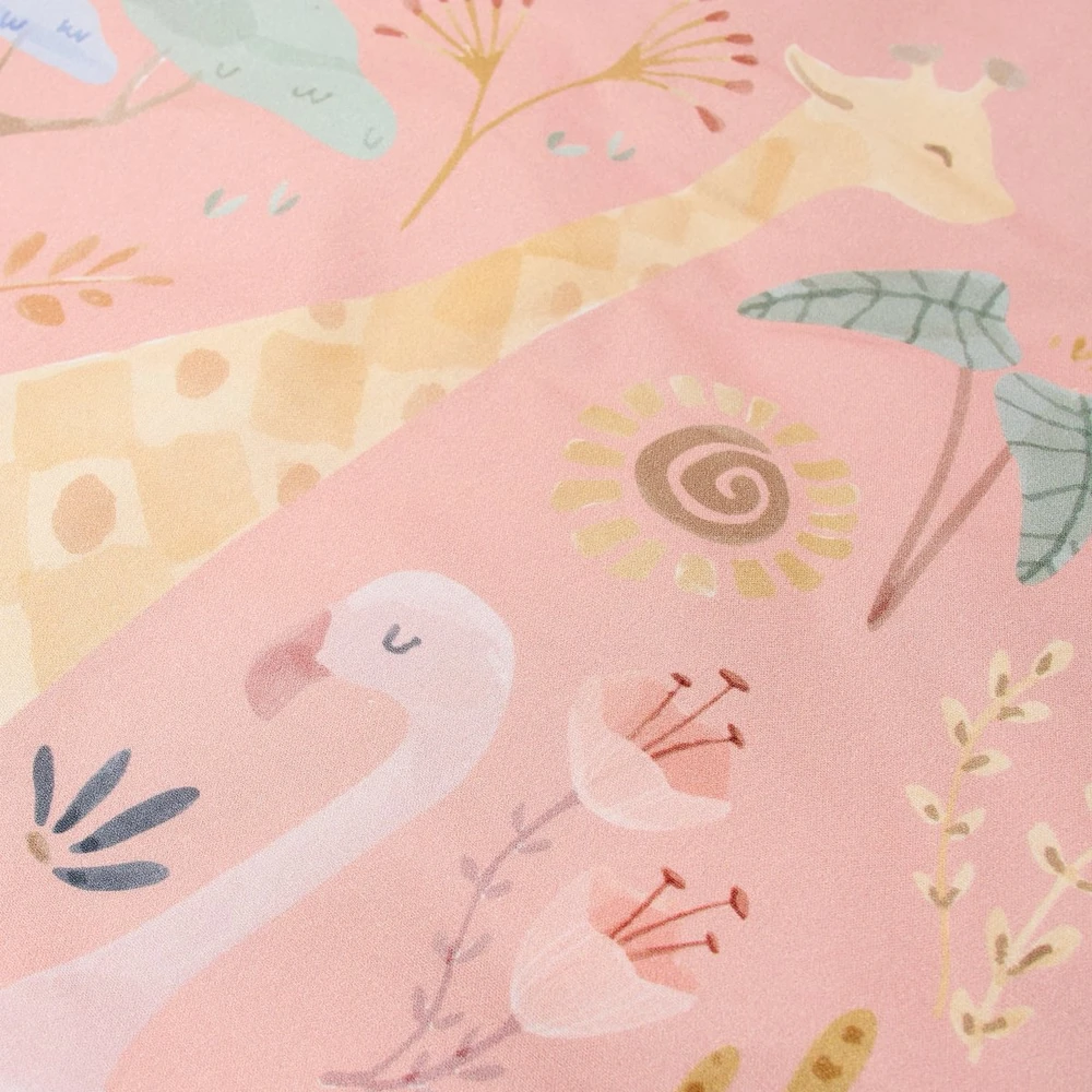 Little Dutch Cot Duvet Cover ´Blooming Safari´ 100x140 + 40x60 cm
