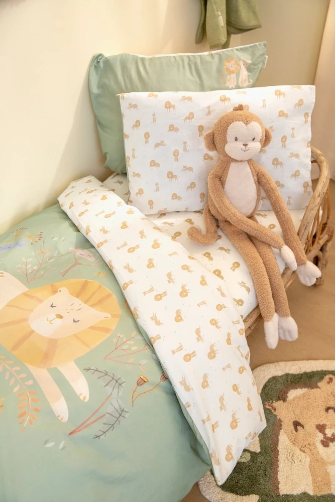 Little Dutch Cot Duvet Cover ´Safari Leo´ 100x140 + 40x60 cm