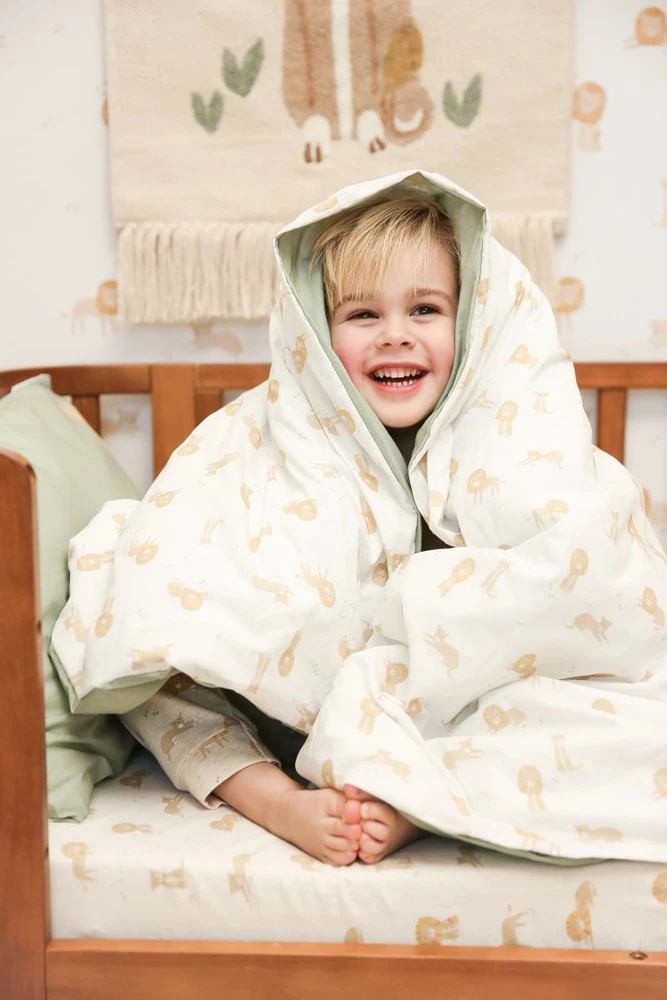 Little Dutch Cot Duvet Cover ´Safari Leo´ 100x140 + 40x60 cm