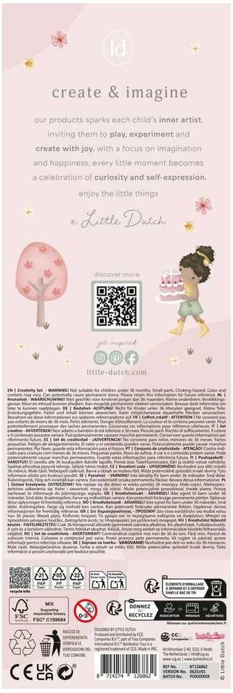 Little Dutch Kūrybinė dėžė XL ´Rosa & Friends´