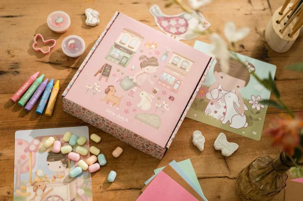 Little Dutch Kūrybinė dėžė XL ´Rosa & Friends´