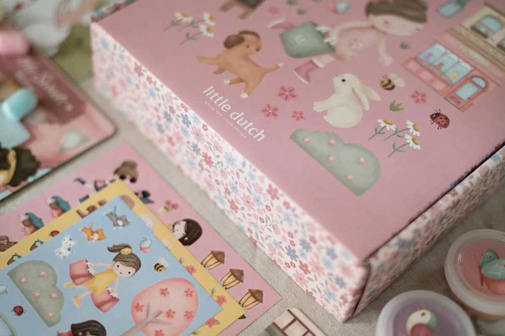 Little Dutch Kūrybinė dėžė XL ´Rosa & Friends´