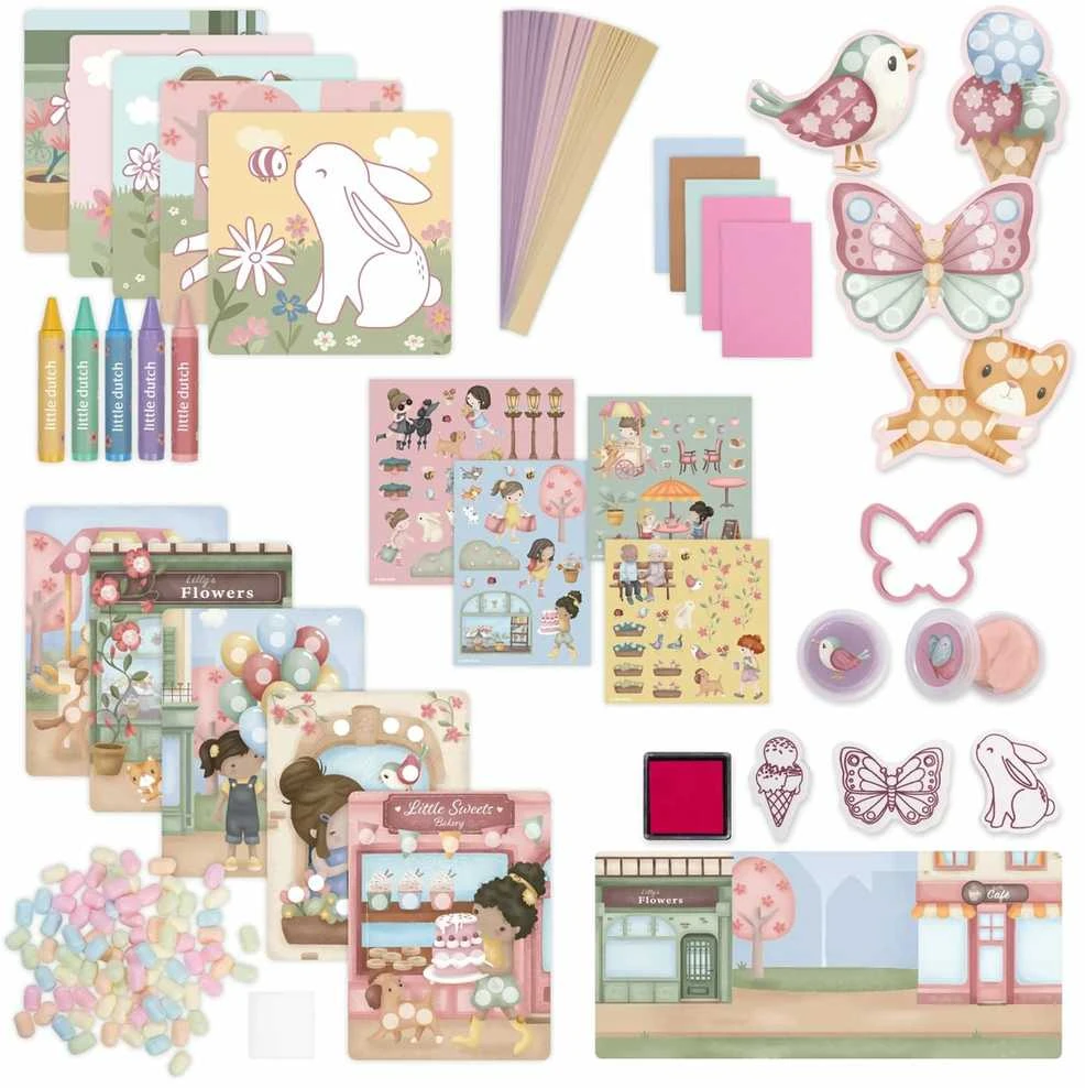 Little Dutch Kūrybinė dėžė XL ´Rosa & Friends´