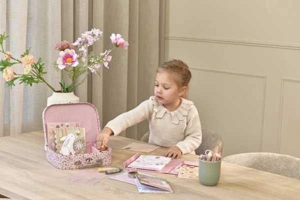 ROSA Little Dutch kūrybiškumo lagaminas „Rožė ir fėjų sodas“