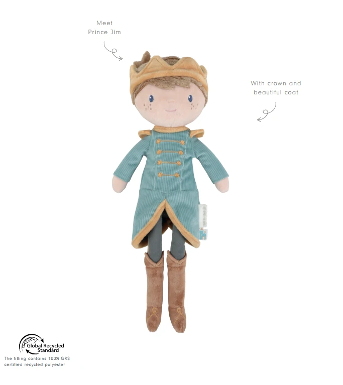 Little Dutch Pliušinė lėlė princas Jim 35cm