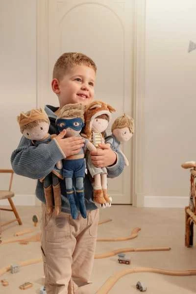 Little Dutch Pliušinė lėlė superherojus Jim 35cm