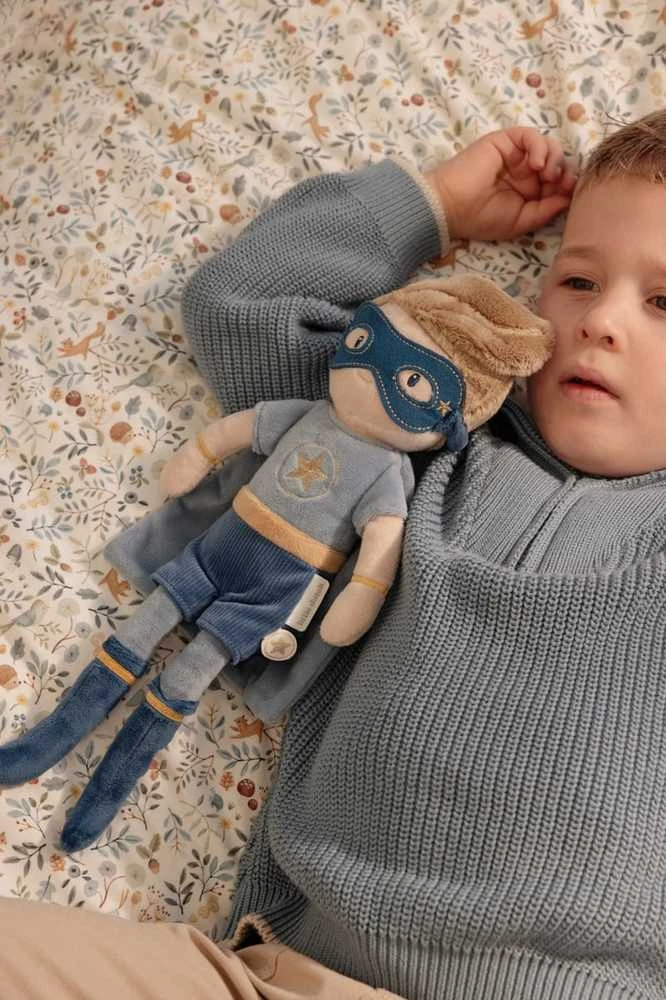 Little Dutch Pliušinė lėlė superherojus Jim 35cm