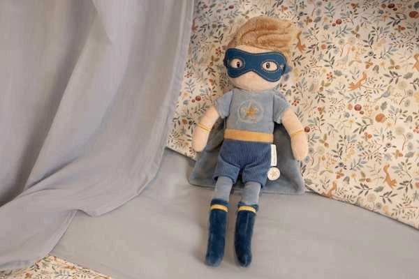 Little Dutch Pliušinė lėlė superherojus Jim 35cm