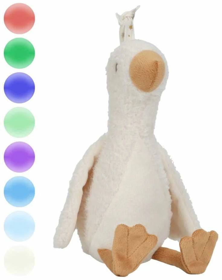 Little Dutch Pliušinė žąsis su šviesa ir garsu ´Newborn Naturals´