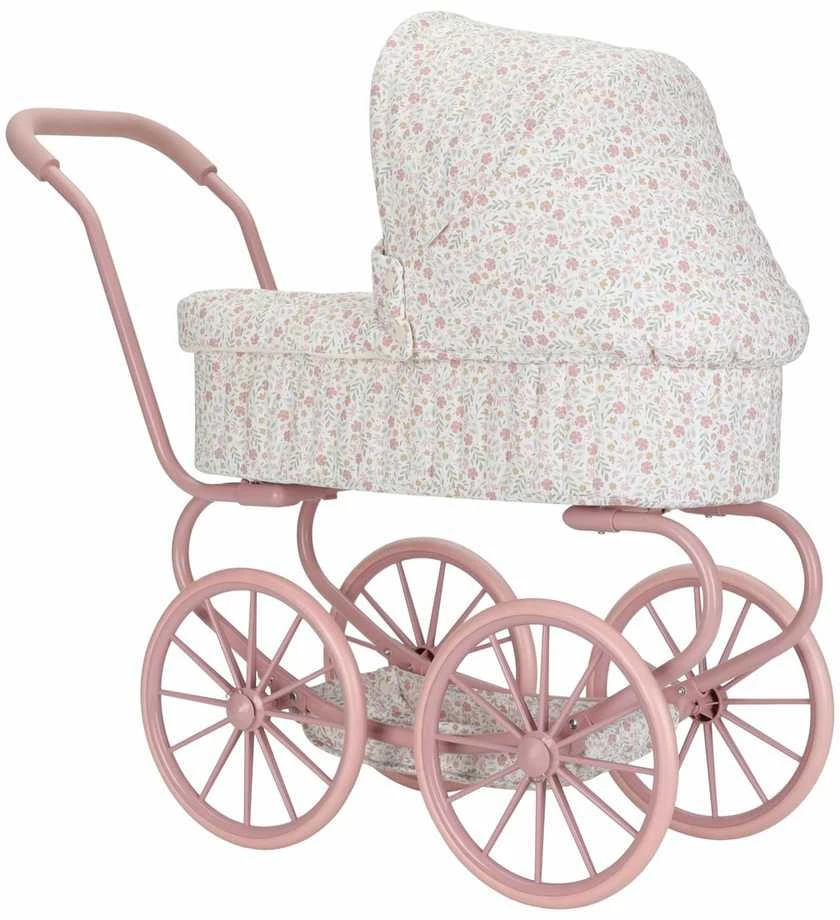 Lėlių vežimėlis Little Dutch Gėlės