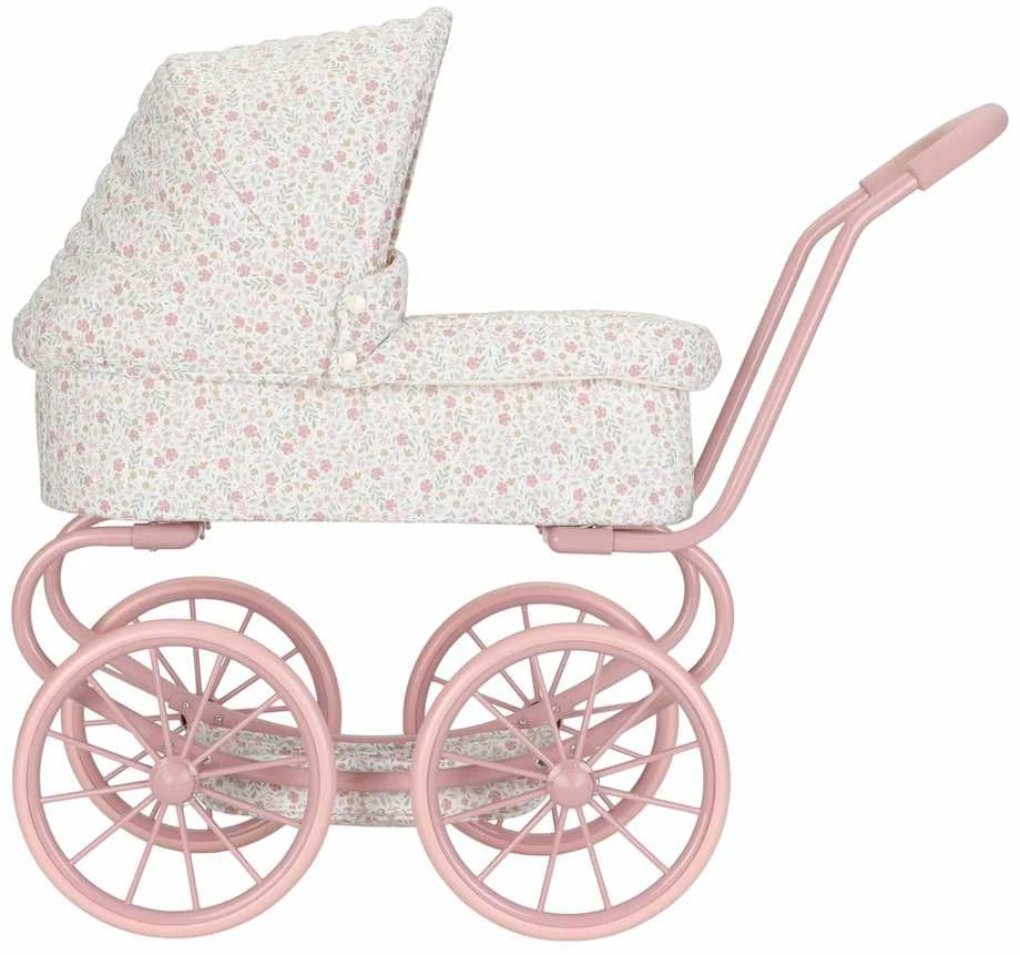 Lėlių vežimėlis Little Dutch Gėlės