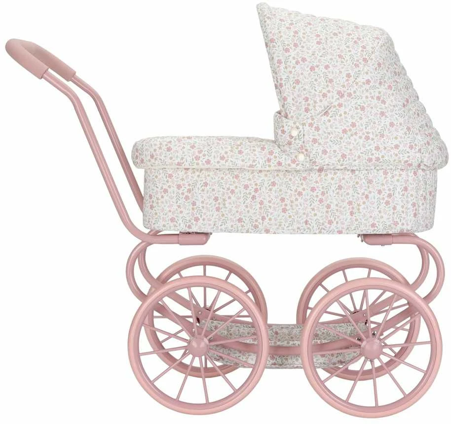 Lėlių vežimėlis Little Dutch Gėlės