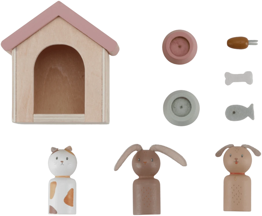 Little Dutch Lėlių namelio augintinių papildymo rinkinys