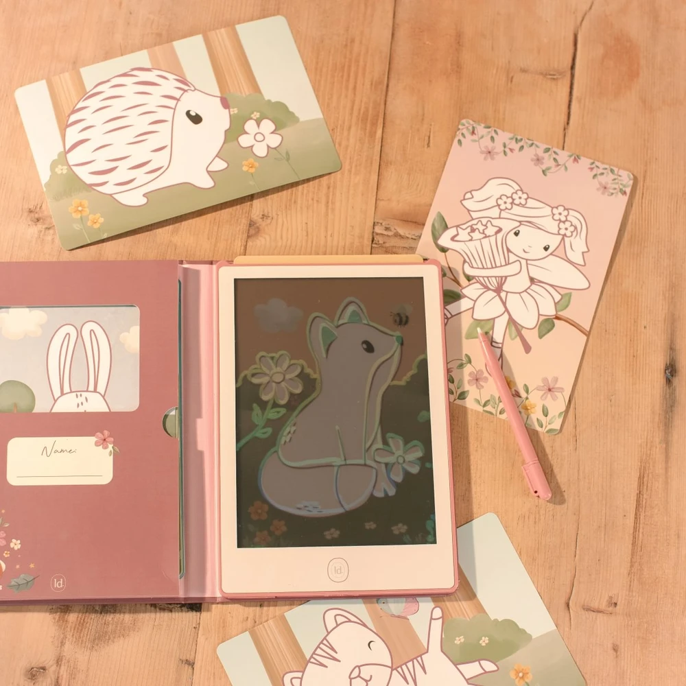 Piešimo planšetė – rožinė Little Dutch