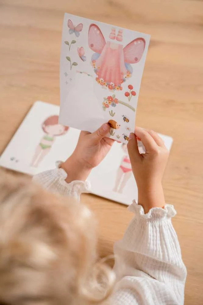 Little Dutch Lipdukų knygelė Aprenk mane Rosa ir draugai