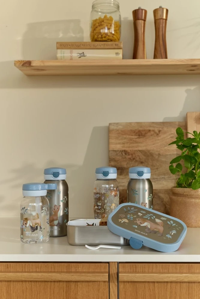 Gertuvė U-grow buteliukas su šiaudeliu CAMPUS 450 ml MIŠKO DRAUGAI 107480065408