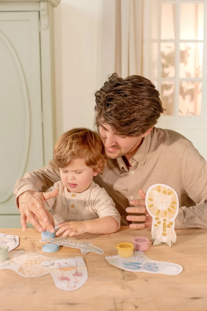 Little Dutch: Safari Finger Painting Kit