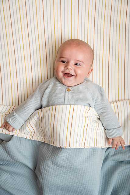 Little Dutch Priglundanti paklodė kūdikiams 'Vintage Sunny Stripes'