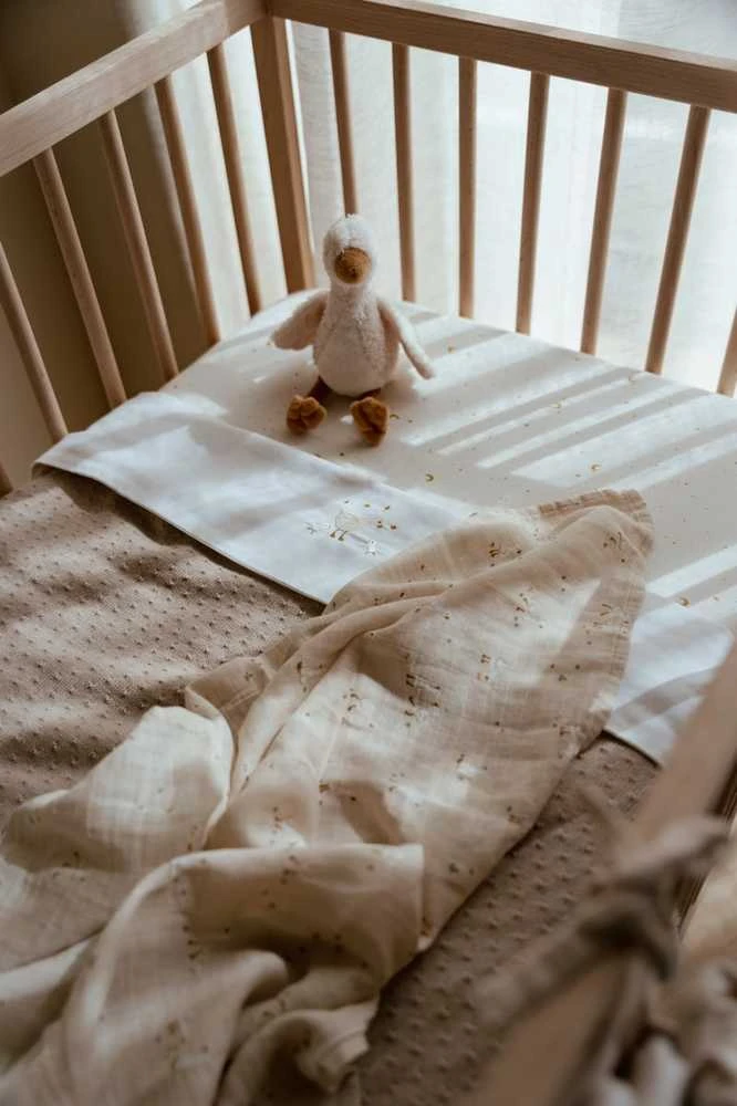 Little Dutch Fitted cot sheet ´Moon &amp; Stars´ 60 x 120 cm