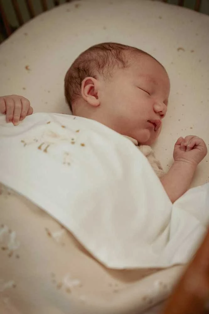 Little Dutch Fitted cot sheet ´Moon &amp; Stars´ 60 x 120 cm