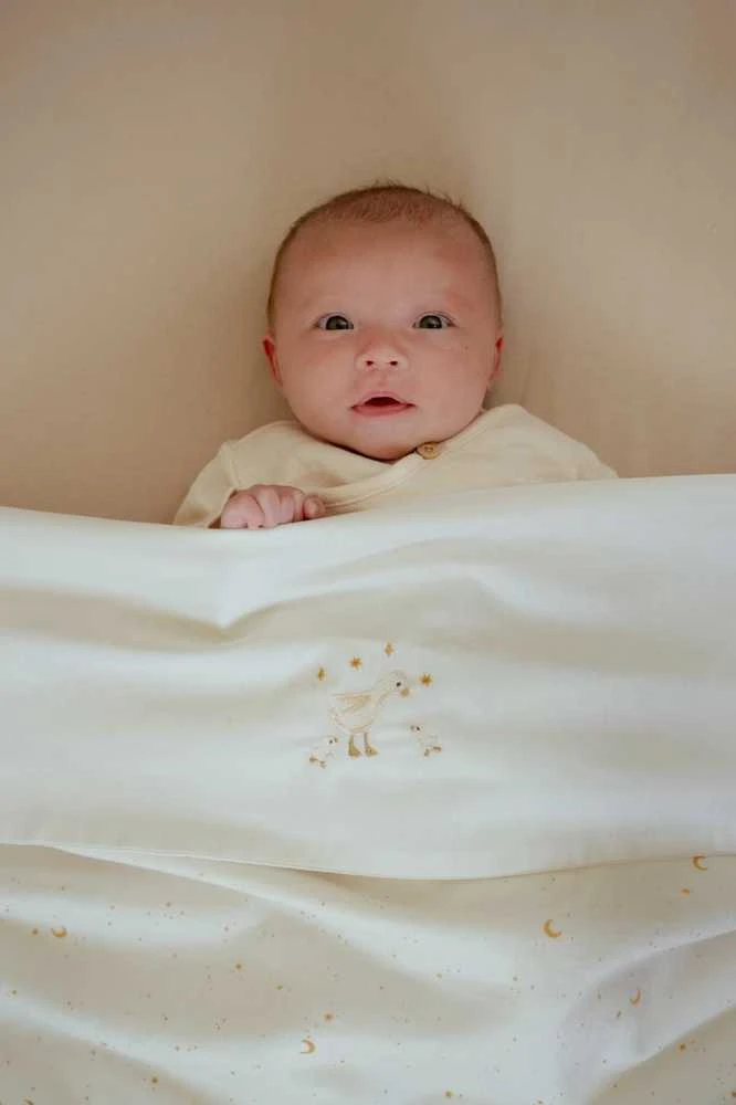 Little Dutch Fitted cot sheet ´Pure Soft rusvai gelsvas´ 70 x 140/150 cm