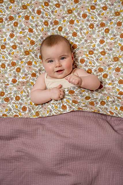 Little Dutch fitted cot sheet ´Vintage Little Flowers´ 60 x 120 cm