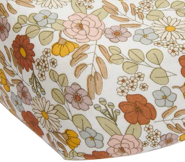 Little Dutch fitted cot sheet ´Vintage Little Flowers´ 60 x 120 cm