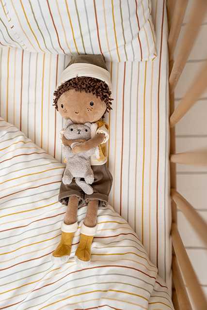 Little Dutch fitted cot sheet ´Vintage Sunny Stripes´ 60 x 120 cm