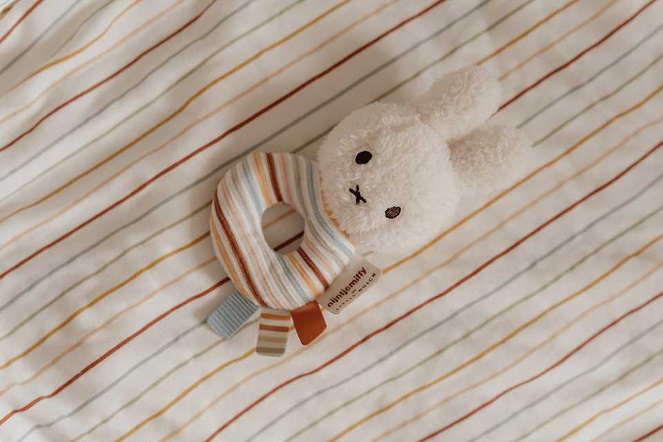 Little Dutch fitted cot sheet ´Vintage Sunny Stripes´ 60 x 120 cm