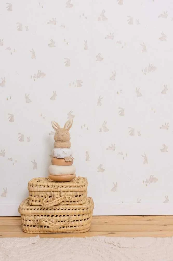 Little Dutch Fleece Wallpaper ´Baby Bunny´