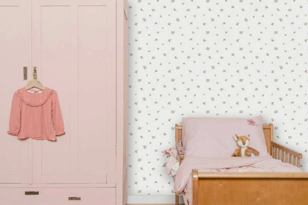 Little Dutch Fleece Wallpaper ´Fairy Blossom´