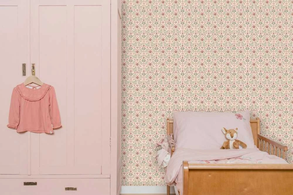 Little Dutch Fleece Wallpaper ´Fairy Flowers´