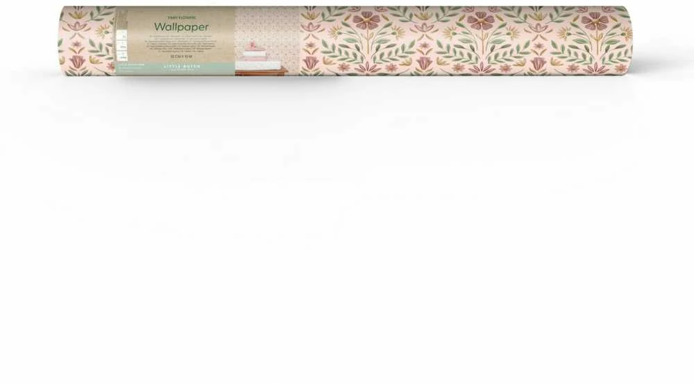 Little Dutch Fleece Wallpaper ´Fairy Flowers´