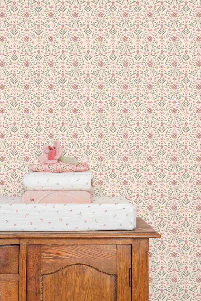 Little Dutch Fleece Wallpaper ´Fairy Flowers´