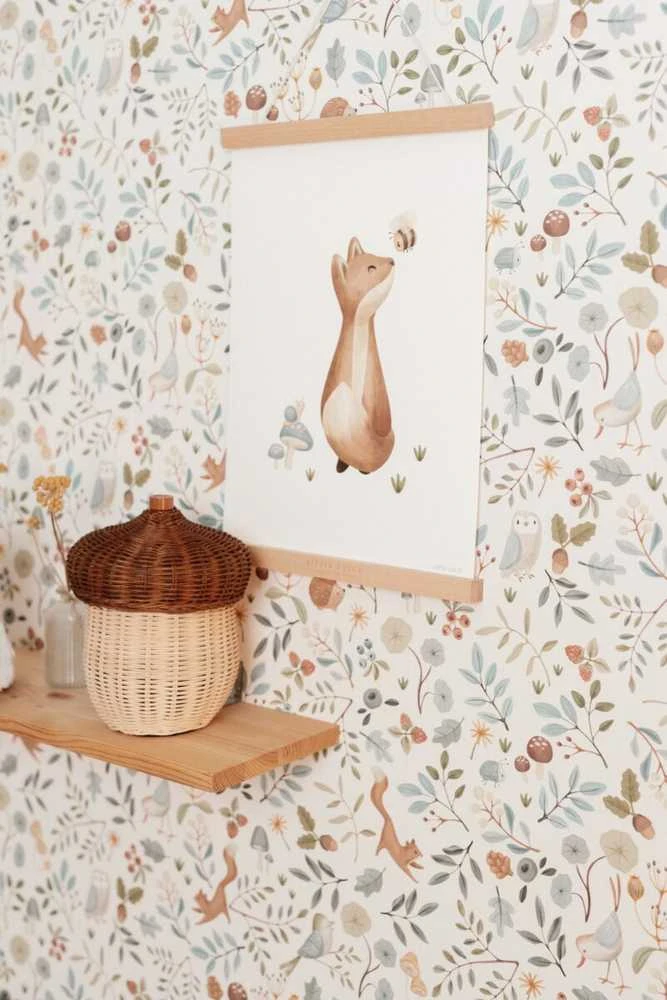 Little Dutch Fleece Wallpaper ´Forest Wonders´