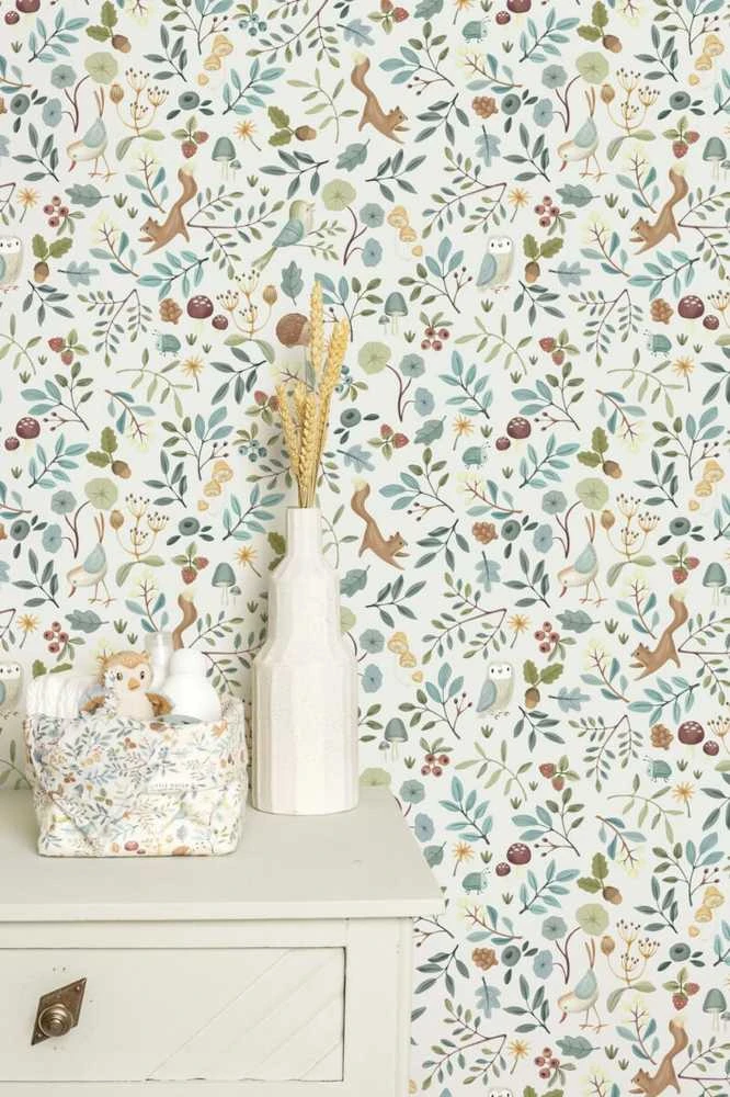 Little Dutch Fleece Wallpaper ´Forest Wonders´