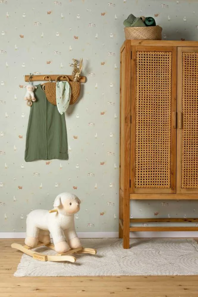 Little Dutch Fleece Wallpaper ´Little Farm´