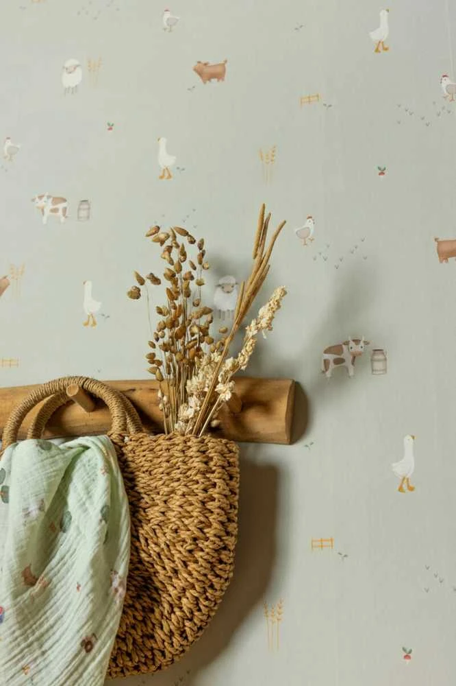 Little Dutch Fleece Wallpaper ´Little Farm´