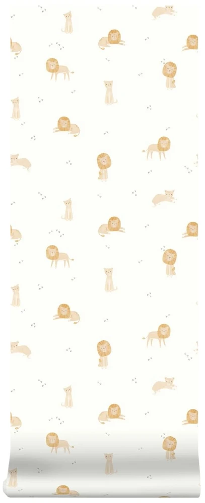 Little Dutch Fleece Wallpaper ´Safari Leo´