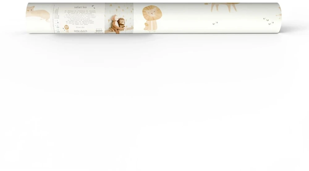 Little Dutch Fleece Wallpaper ´Safari Leo´